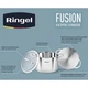 Каструля Ringel Fusion з нержавіючої сталі 3.6 л (RG 2020-20) - зображення 4
