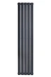 Дизайнерский вертикальный радиатор отопления ARTTIDESIGN Livorno II 5/1800/340 серый матовый LV II.5.180.34.G - изображение 3