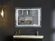 Дзеркало Mixxus Style MR03-90x70 (годинник, LED-підсвічування, антизапотівання) (MI6007) - зображення 4