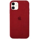 Чехол Alcantara Алькантара для iPhone 11 (06) Red красный - изображение 1
