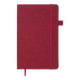Книга записна Buromax TWEED 125*195мм 96 аркушів у клітинку обкладинка зі штучної шкіри бордова (BM.291163-13) - изображение 2