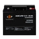 Акумулятор свинцево-кислотний для ДБЖ LogicPower AGM LPM 12V - 20 Ah 400 циклів під болт М5 (LP22882) - зображення 1