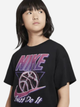 Підліткова футболка для дівчинки Nike Sportswear FZ5556-010 XL (158-170 см) Чорна (197596915228) - зображення 4