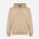 Худі утеплене чоловіче Nike Sportswear Club Fleece BV2654-247 2XL Темно-бежеве (195871849985) - зображення 4