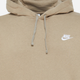 Bluza męska z kapturem ocieplana Nike Sportswear Club Fleece BV2654-247 S Ciemnobeżowa - obraz 5