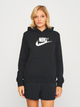 Худі тепле жіноче Nike W Nsw Club Flc Gx Std Po Hdy DQ5775-010 M Чорне (196149292687) - зображення 1