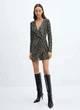 Платье женское MANGO 67050461 Черный XXS KL0479 - изображение 1