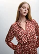 Платье женское MANGO 47085867 Вишневый S KL0438 - изображение 3