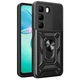 Чехол Fiji Camera Defence для Infinix Hot 50 (X6882) бампер с защитой камеры и подставкой Black - изображение 1