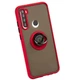 Чохол Fiji Colorframe для Xiaomi Redmi Note 8 матовий бампер з кільцем підставкою Red - зображення 1