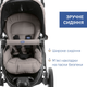 Коляска 2 в 1 Chicco Activ3 Черная (87087.51.01) - изображение 5