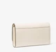 Женская кожаная сумка Michael Kors Jet Set Large Leather Crossbody Bag (кремовая) - изображение 3