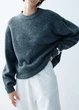 Светр H&M 41383 Темно-сірий S - изображение 1