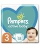 Подгузники Pampers Active Baby розмір 3 (6-10 кг) на 58 шт - изображение 1