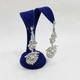 Серьги длинные свадебные BLAGOY-ART RH19013-1 - изображение 6
