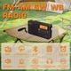 Радіоприймач XHDATA з акумулятором Радіо FM LW MW SW LED-дисплей / Bluetooth - колонка / TF-card / Stereo - зображення 6