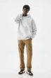 Штани Pull & Bear темно-бежевий TLKXF280 34 - изображение 1