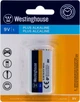 Щелочная батарейка Westinghouse Standard Alkaline 9V/6LR61 Крона 1 шт/уп blister (6LR61-BP1N) - изображение 1
