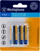 Щелочная батарейка Westinghouse Standard Alkaline AAА/LR03 4 шт/уп blister (LR03-BP4N) - изображение 1