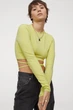 Топ H&M Divided салатовий RKPLK600 XS - изображение 1
