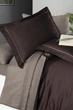 Постельное белье First Choice Deluxe Satin DARK 200 х 220 см Serenity Brown Mink - изображение 2
