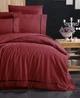 Постельное белье First Choice Ranforce Deluxe DARK 200 х 220 см Alisa Red - изображение 2
