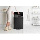 Бак для сміття з педаллю Brabantia Bo Pedal Bin двосекційне 2х30 л чорний 211508 (00800912) - зображення 3