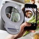 Кольцевая LED лампа прищепка Selfie Ring Light A4S для селфи с зеркалом для телефона, планшета RGB P-11-White - изображение 1