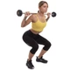 Штанга фиксированная 5 кг прямая металл резина насечки для рук Zelart Rubber Coated Barbell черная TA-2685-5 - изображение 8