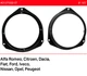 Проставки под динамики 165 мм / 6.5" ACV 271230-07 для Alfa Romeo, Dacia, Fiat, Nissan, Opel - изображение 2