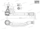 Shafer SM3750 Рулевой наконечник Renault Megane III, 09-, правый - изображение 2