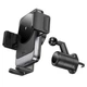 Тримач для мобiльного з БЗП HOCO HW13 Speed wireless fast charging car holder(air outlet) Black Metal Gray - изображение 5