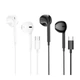 Навушники Hoco M101 Crystal joy wire-controlled digital earphones Type-C Колір Білий - зображення 2