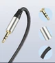 AUX Аудио кабель стерео mini-jack 3.5 (папа) - mini-jack 3.5 (папа) 1 метр - изображение 3