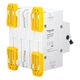 Переключатель I-0-II Schneider Electric iSSW Acti9 4P 40A A9SCO440 трехпозиционный перекидной автомат для ввода резервного питания рубильник Шнайдер - изображение 4