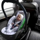 Универсальный защитный вкладыш в автокресло группы 0+ (0-13 кг), коляску Baby Protect WP mini (Ontario Baby) ART-0000675, зеленый - изображение 5