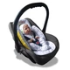 Універсальна захисна вкладка в автокрісло групи 0+ (0-13 кг), візочок Baby Protect WP mini (Ontario Baby) ART-0000674, жовтий - зображення 3