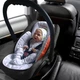 Універсальна захисна вкладка в автокрісло групи 0+ (0-13 кг), візочок Baby Protect WP mini (Ontario Baby) ART-0000671, червоний - зображення 5
