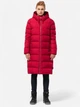 Пуховик зимний длинный женский Jack Wolfskin Crystal Palace Coat 1204131_2505 L Красный (4060477280073) - изображение 3