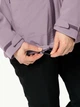 Куртка демисезонная с капюшоном женская Jack Wolfskin Moonrise 3In1 Jkt W 1115621-I0083 XS Фиолетовая (4064886308908) - изображение 7