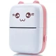 Портативный карманный детский мини термопринтер для печати с телефона Mini Printer Розовый - изображение 4