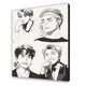 Картина за номерами з лаком ArtCraft "BTS. Fan Art" 40*50 см 10278-AC - зображення 1