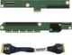 Zestaw riserów Intel 1U PCIe NVMe Riser, Interposer Riser, PCIe Interposer Cable (CYP1URISER2KIT) - obraz 1