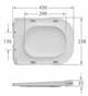 Унитаз-компакт Mixxus QUADRO-0404-T1 660х360х820mm, система смыва TORNADO 1.0 (MI6688) - изображение 10