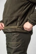 Чоловіча флісова кофта Military з капюшоном олива XL - зображення 4