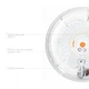 LED Світильник аварійний накладний з датчиком руху VIDEX 30W 2700-6500K 220V - зображення 4
