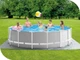 Круглый каркасный бассейн Intex 26720 + фильтр-насос, лестница, подстилка, тент 427 х 107 см Объем 12706 л - изображение 9