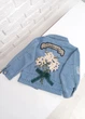 Джинсова куртка Zahrat Fashion 122 см блакитна KY401 - зображення 3