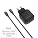 Зарядное устройство BOROFONE BA46A Premium блок и кабель Usb-c to iPhone - изображение 3