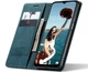 Чехол-книжка CaseMe из нубука для Samsung A12/M12 Бирюзовый - изображение 9